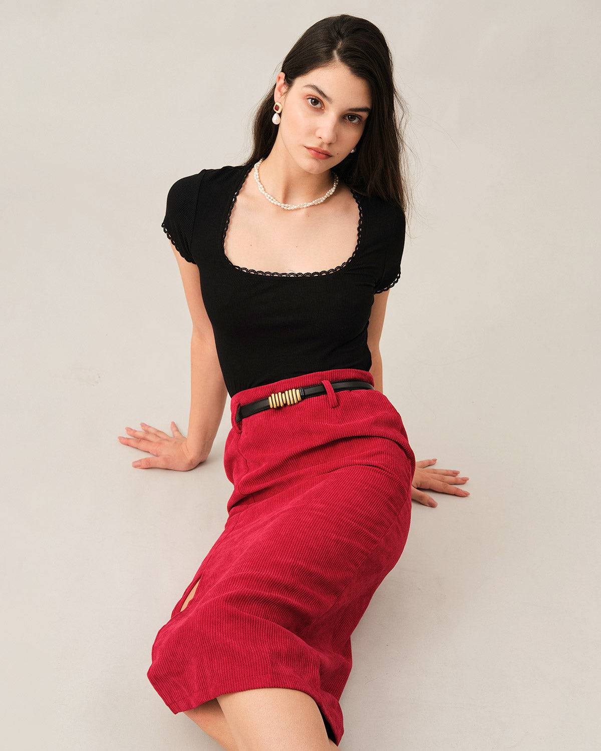 The Skinny Buckle Leather Belt - Image 3