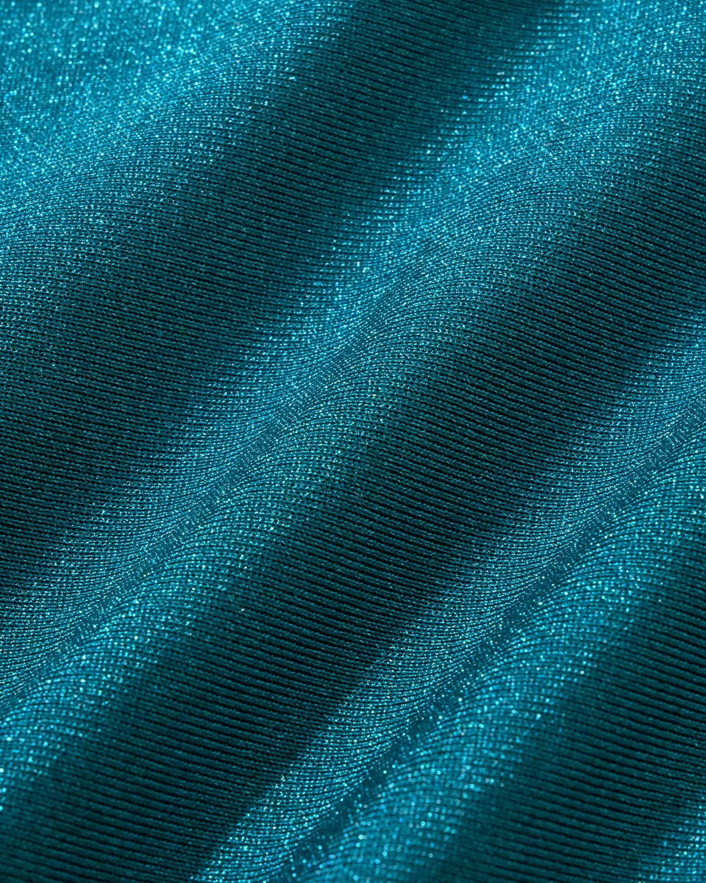 Turquoise Ruched Triangle Bikini Set - Image 5