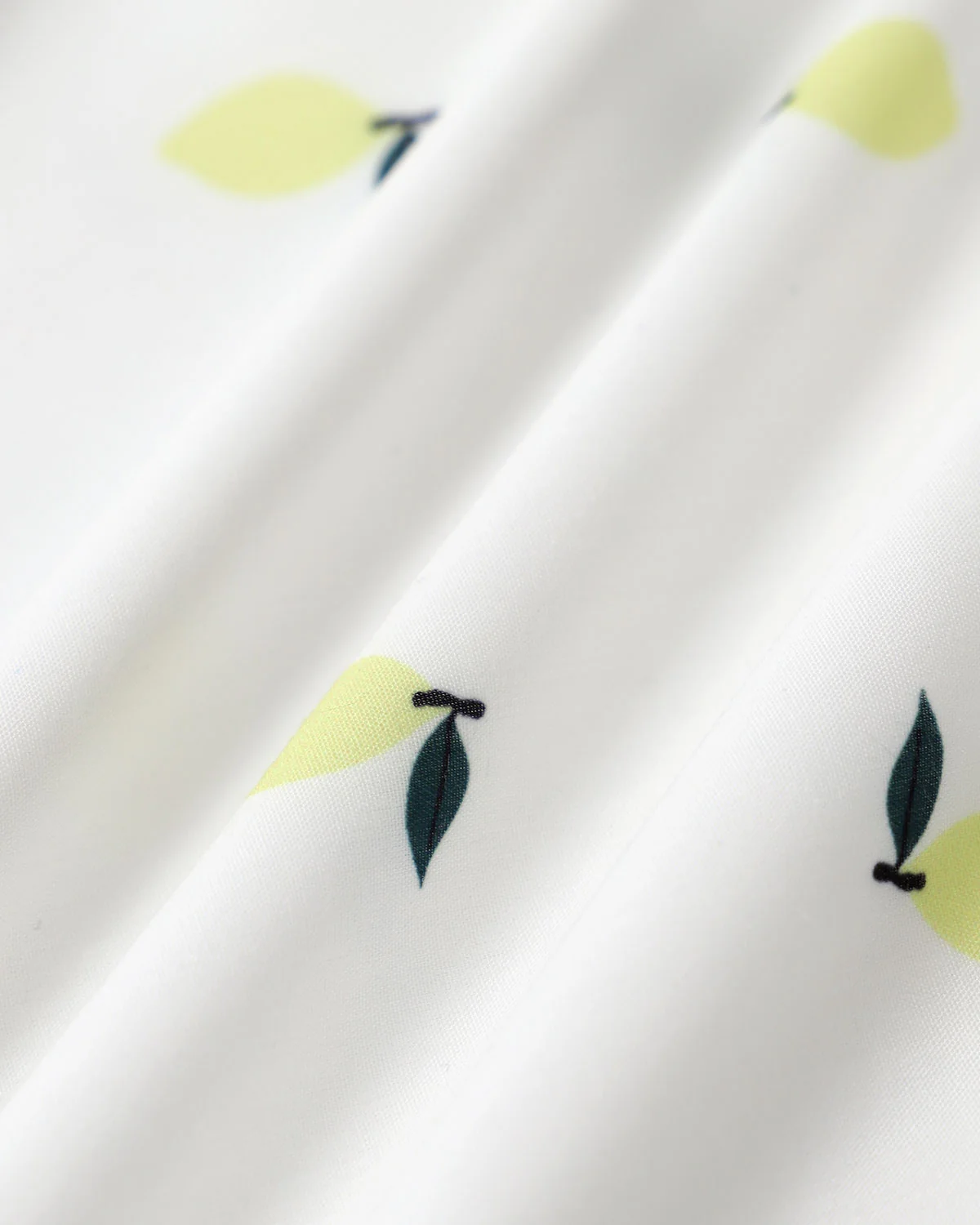 White Fruit Square Neck Midi Dress - Image 7