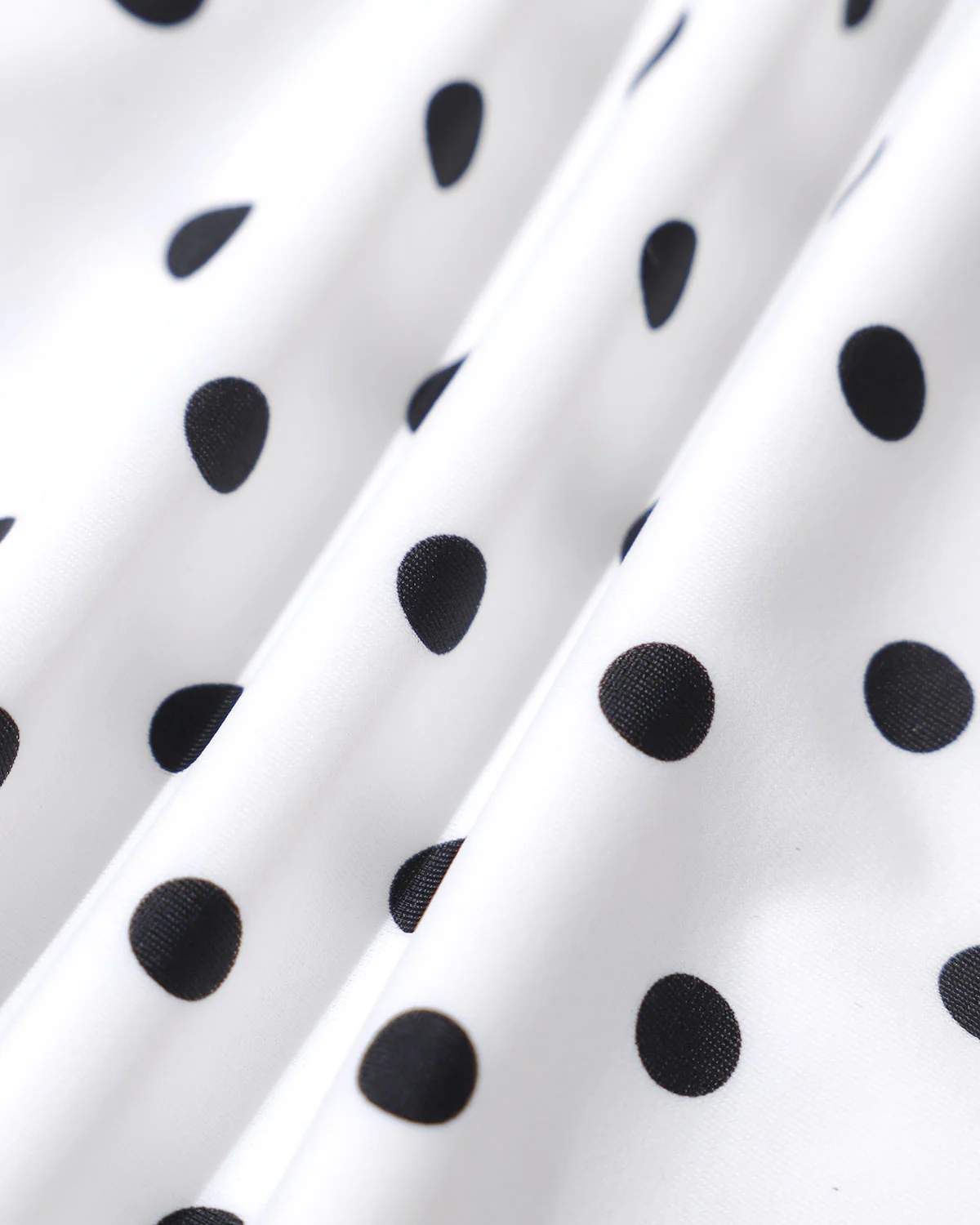 White Halter Polka Dot Triangle Bikini Set - Image 5