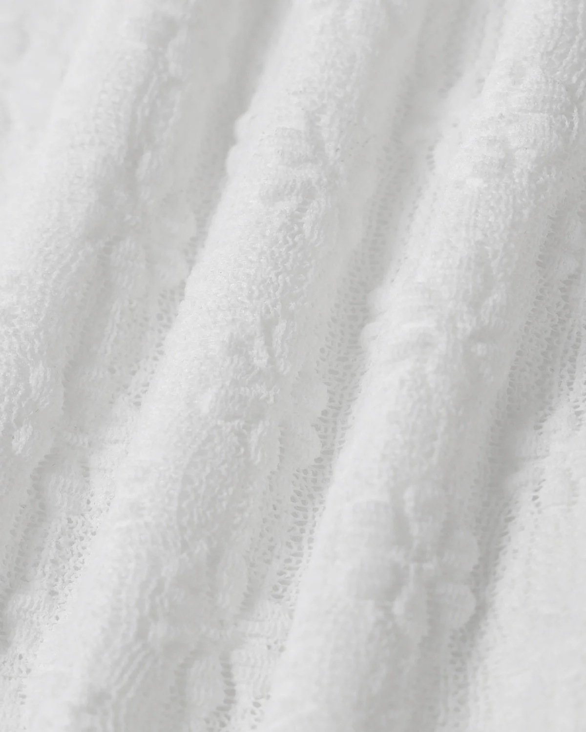 White Jacquard Mermaid Midi Skirt - Image 7