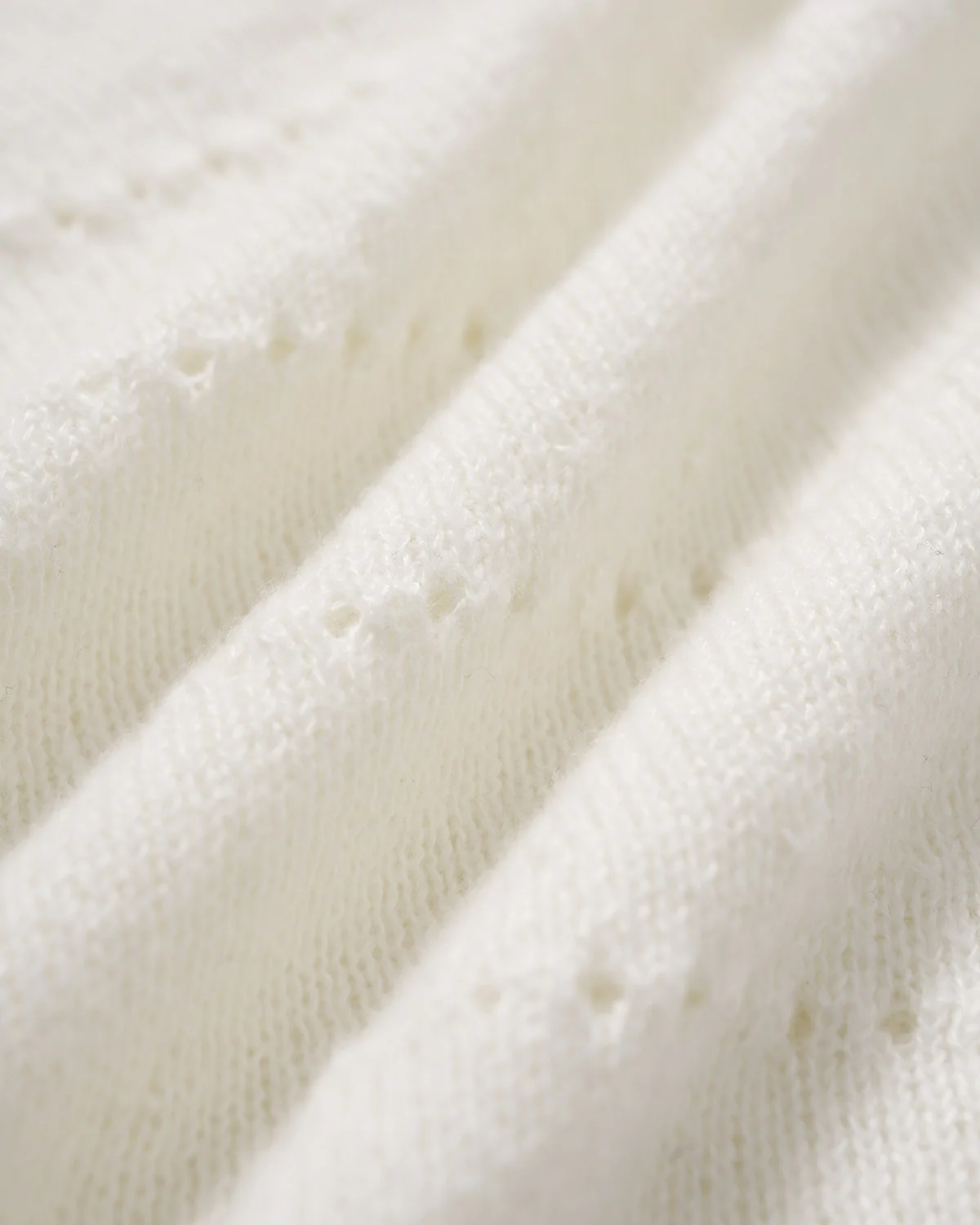 White Scalloped A-Line Sweater Dress - Image 6