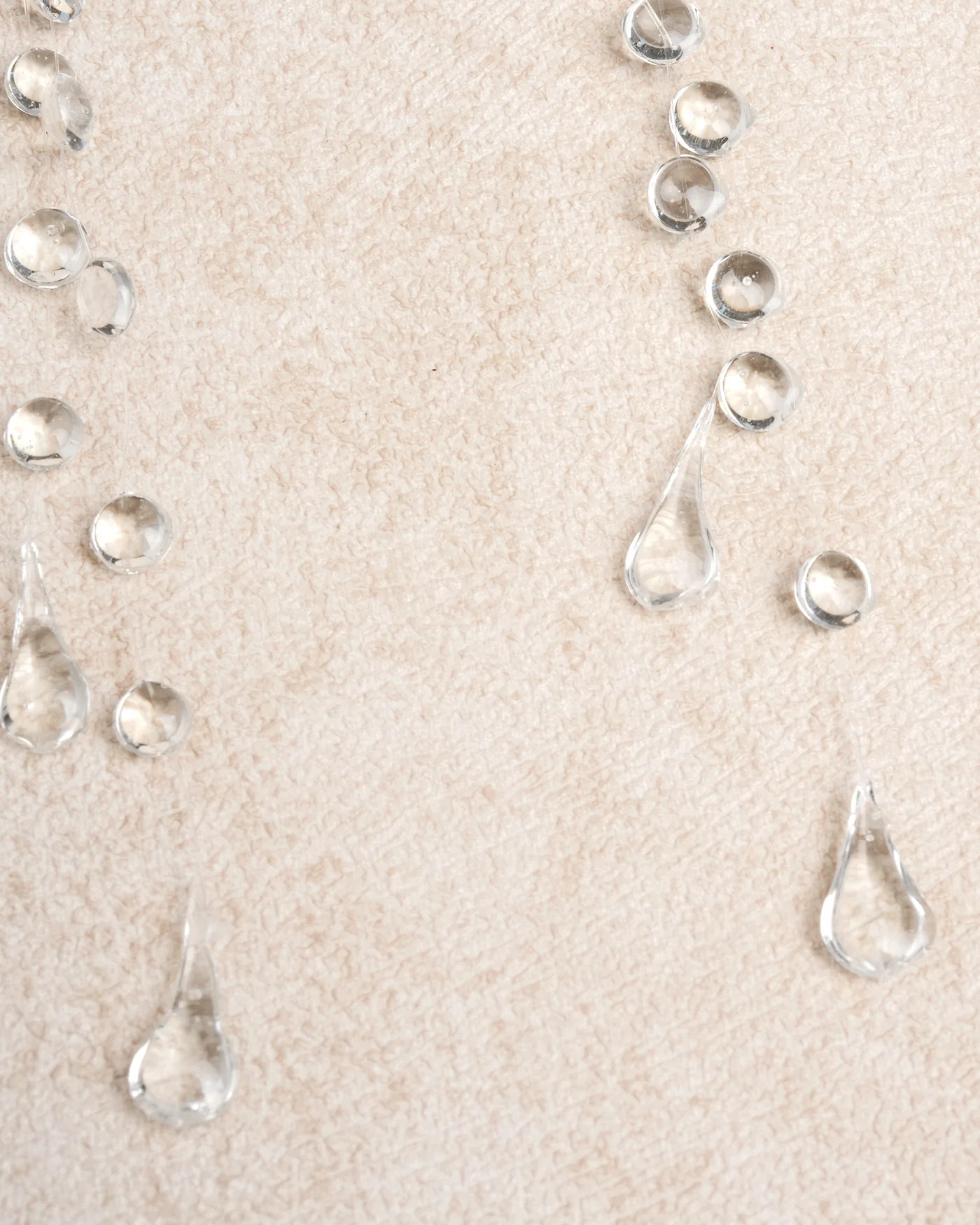 White Silver Earrings - Image 2