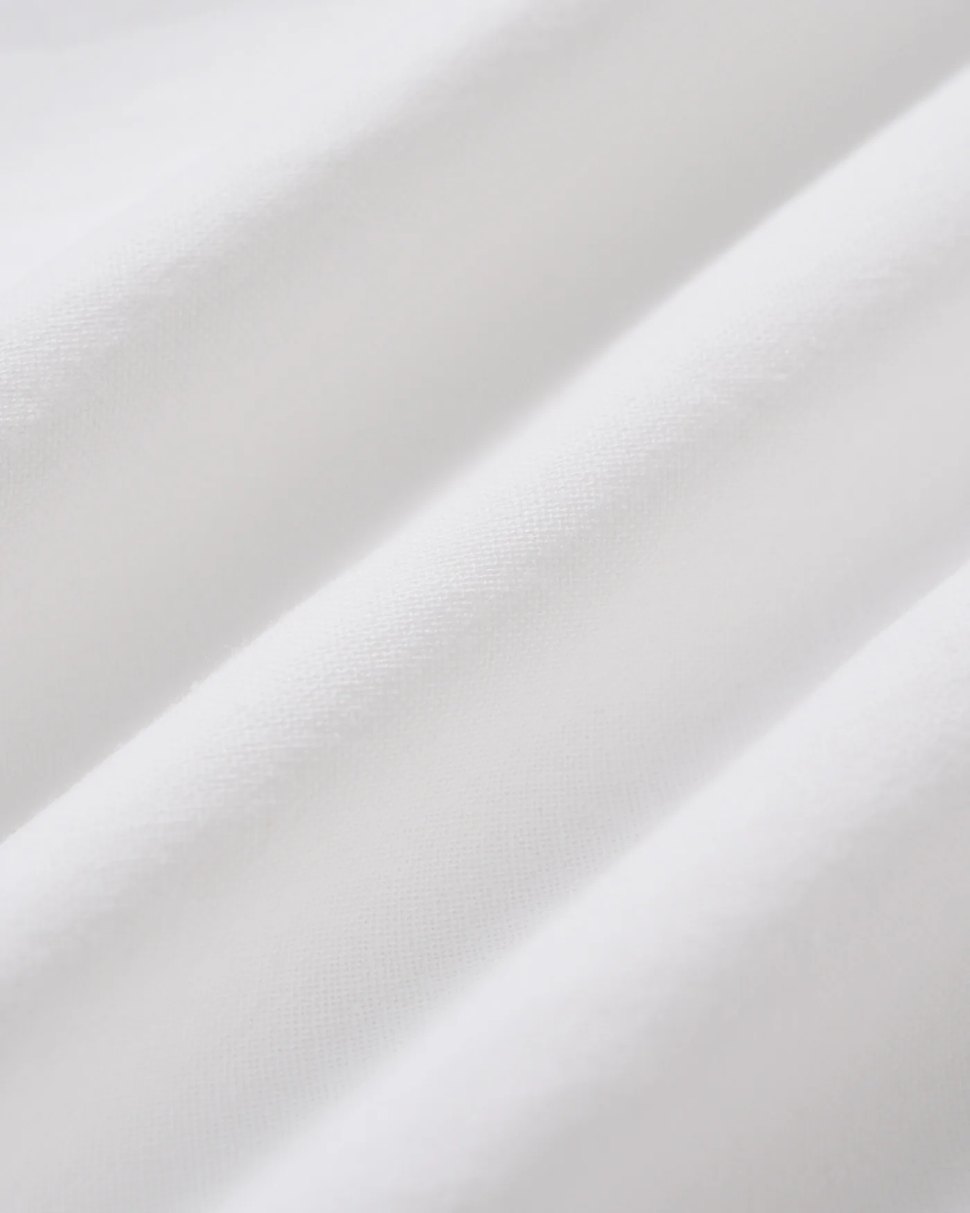 White Solid Casual Pants - Image 3