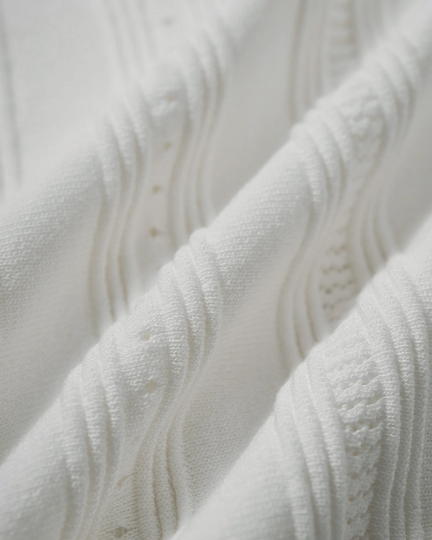 White V Neck Viscose Sweater Dress - Image 10