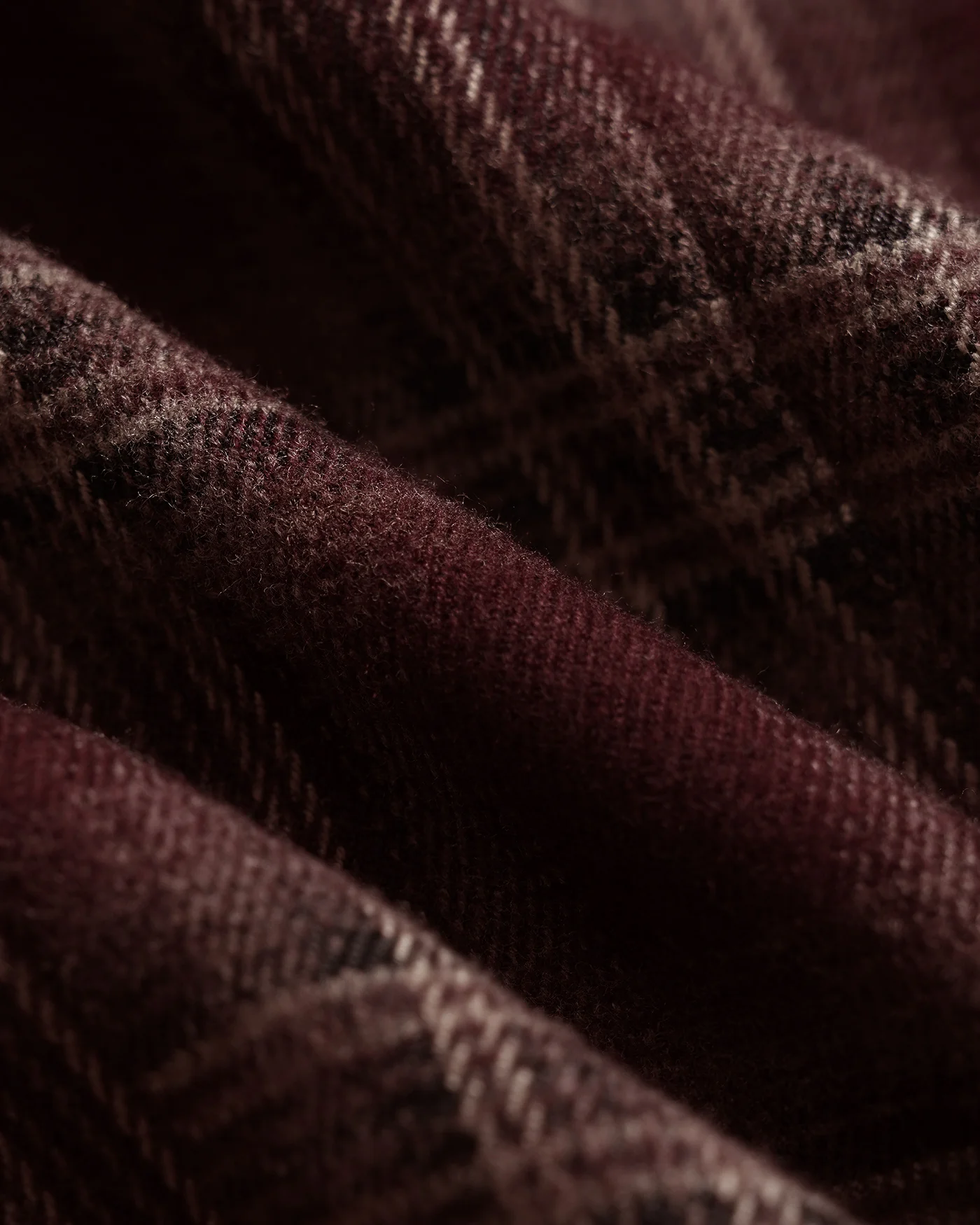 Wine Red Plaid Single Breasted Vest - Image 10