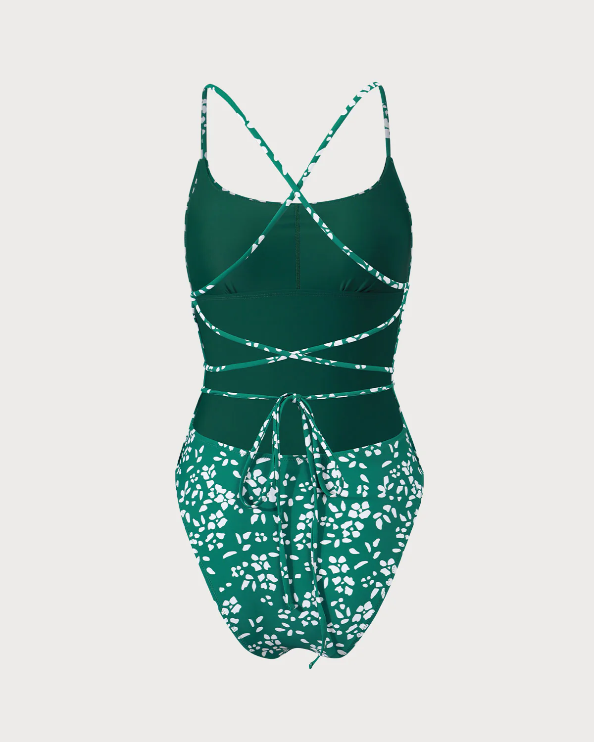 Women's Knitted Floral One Piece Swimwear - Image 3