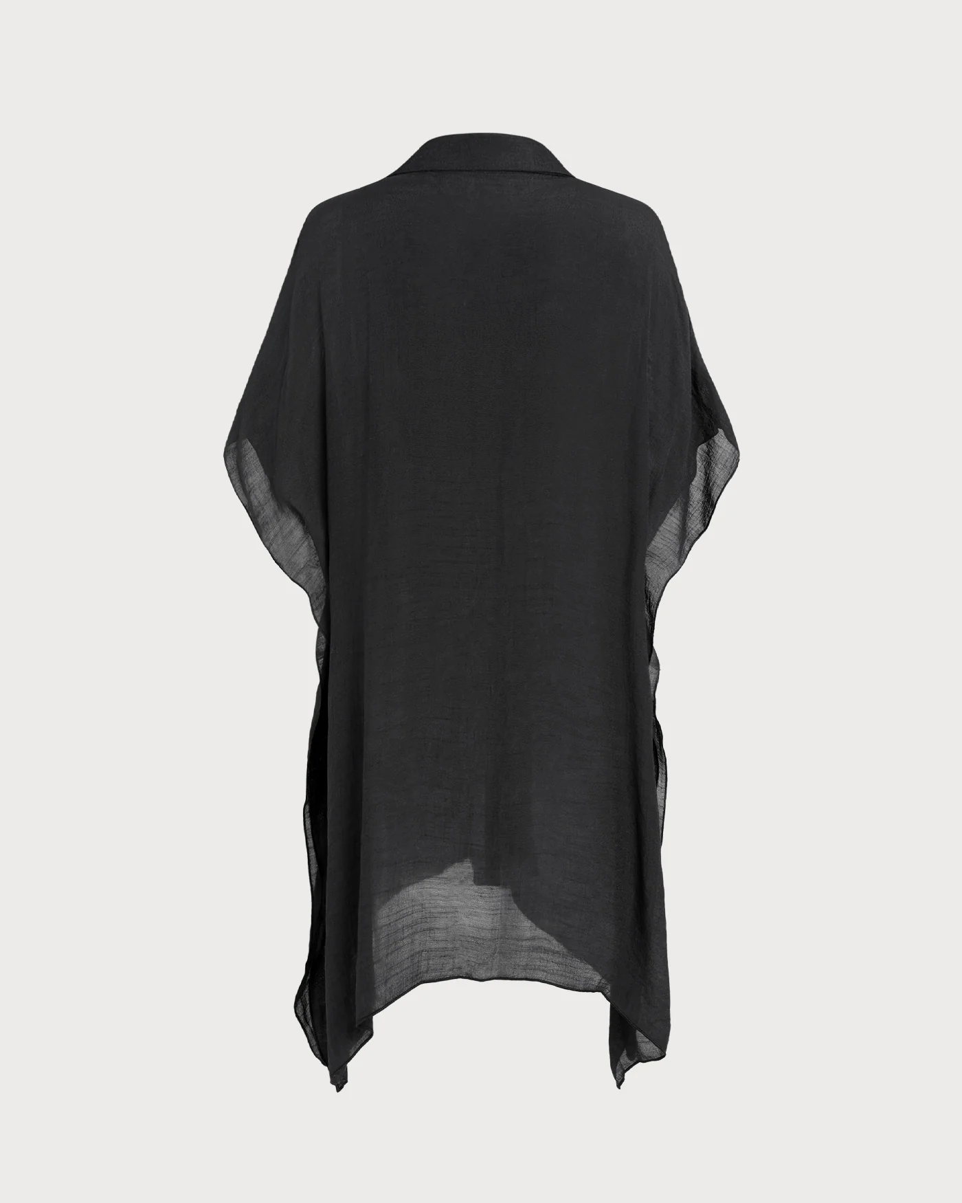 Black Loose Beach Cover-up - Image 7