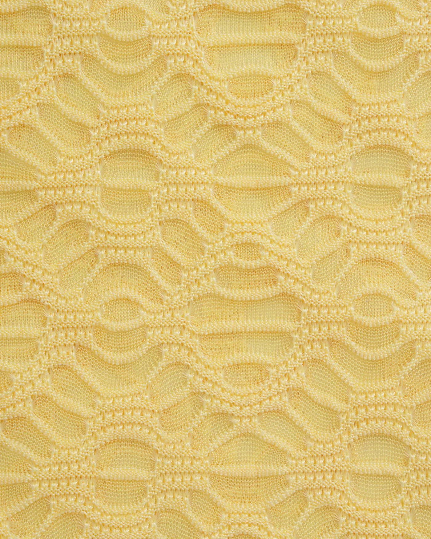Yellow Jacquard Textured Bikini Set - Image 8