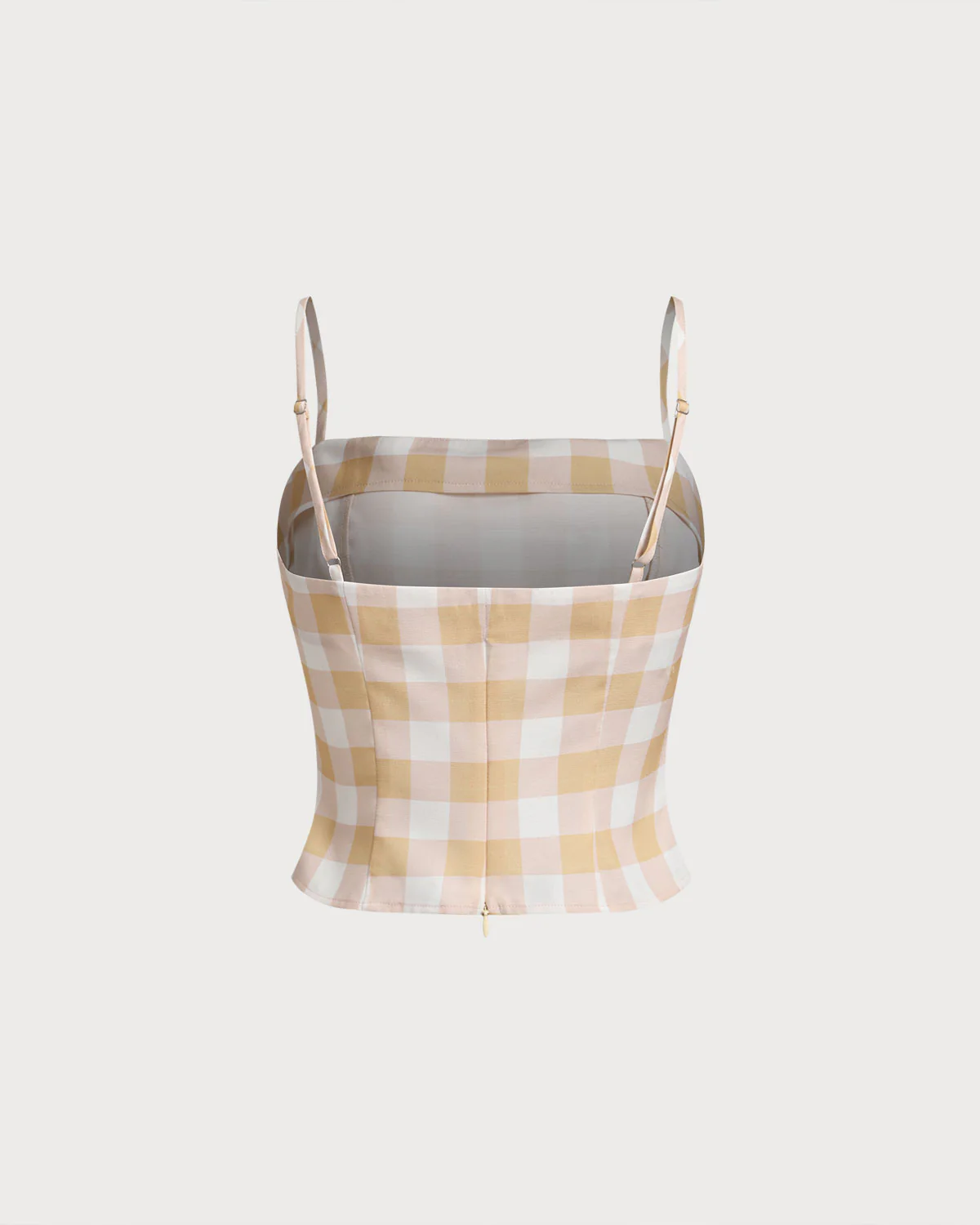 Yellow Plaid Cami Top - Image 7