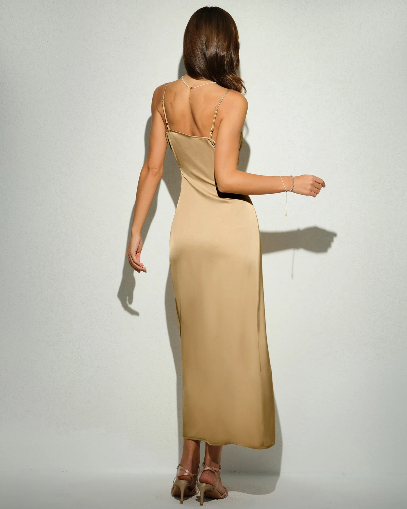 Yellow Sleeveless Slip Maxi Dress - Image 5